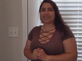 Slutty wife gives jerk off instructions to neighbor when wife is away
