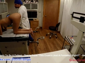 Clov cheer captain yasmine woods made to undergo sports physical by doctor tampa caught on hidden camera girlsgonegynocom