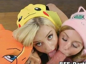 Pokehoes caught and fucked on video