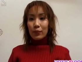 Yuki yoshida with hairy twat gets cum on face from sucking dicks - more at hotajp com