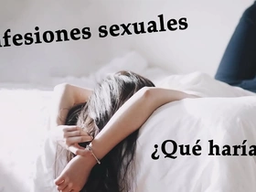Confesi�n sexual trío de amigas audio voz española
