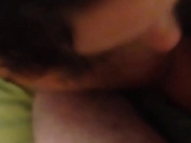 Wife getting fucked while she sucks my dick