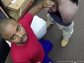 Boy and his servant gay sex desperate dude does anything for money
