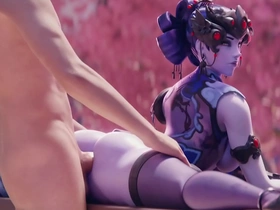 Overwatch widowmaker collection with seemly
