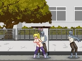 Taking bazaar latitudinarian hentai having sex with monsters man in another hunt hentai sex game