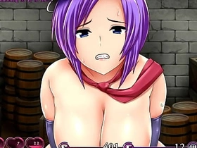 Karryn's prison rpg hentai game ep 2 helping the innmates respecting release their loads cum on huge jailer breasts