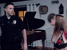 Cop makes angry stepdad spank making out crazy outta control teen daughter