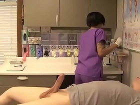 Teen-sexy nurse cum extraction
