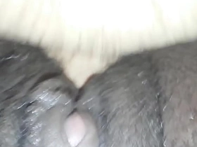 White fat man fucks tight young thick black pussy whilom before girlfriend