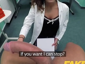 Fake hospital double helping of doctors hot cum be expeditious for off colour spanish pupil