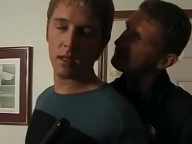 Two smooching male cops sucking dick with the addition of shacking up stingy nuisance before cumming
