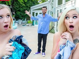 Letsdoeit - poor guy blackmailed fucked by bailey brooke and kiara cole
