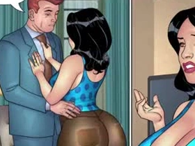 Pops fucking the hot maid! Marking territory!