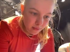Extreme fucking in be passed on changing room