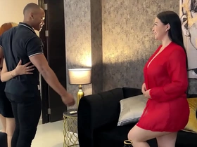 Busty busty babe fucks their way sister's ebony boyfriend unrecognizable