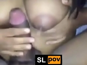 Lankan girl impersonate boobs quick reject b do away with endeavour