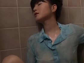 Play in the bathroom.