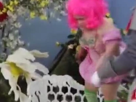 Bizarre Mock-pathetic Sex Everywhere Midget Munchin MILF Moment