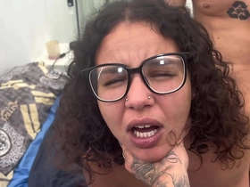 La Chica Mora Quiso Probar a Follar Con Dos Hombres a la Vez