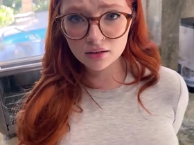 Redhead Step Daughter Filled With Cum - Naomi Hughes - Family Therapy - Alex Adams