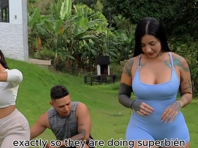Workout routine fumbling in hot sex with a tattooed Latina accoutrement 1 - Dilan Clavijo