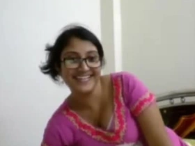 Pakistani girl playing on cam just for fun