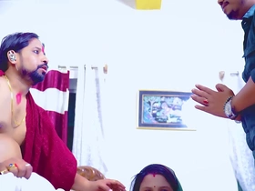 Tharki Dhogi Baba fucked Bhabhiji chiefly the pretext of giving Birth increased by Creampied ( Hindi Audio )