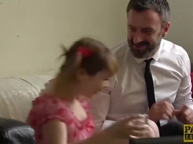 PASCALSSUBSLUTS - Petite Cerise English Analled and Fed Cum